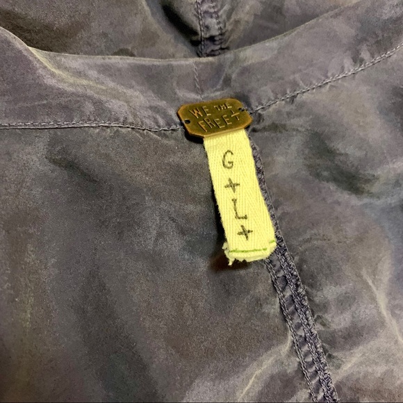 Free People We The Free Silk Blazer Large - Picture 6 of 6